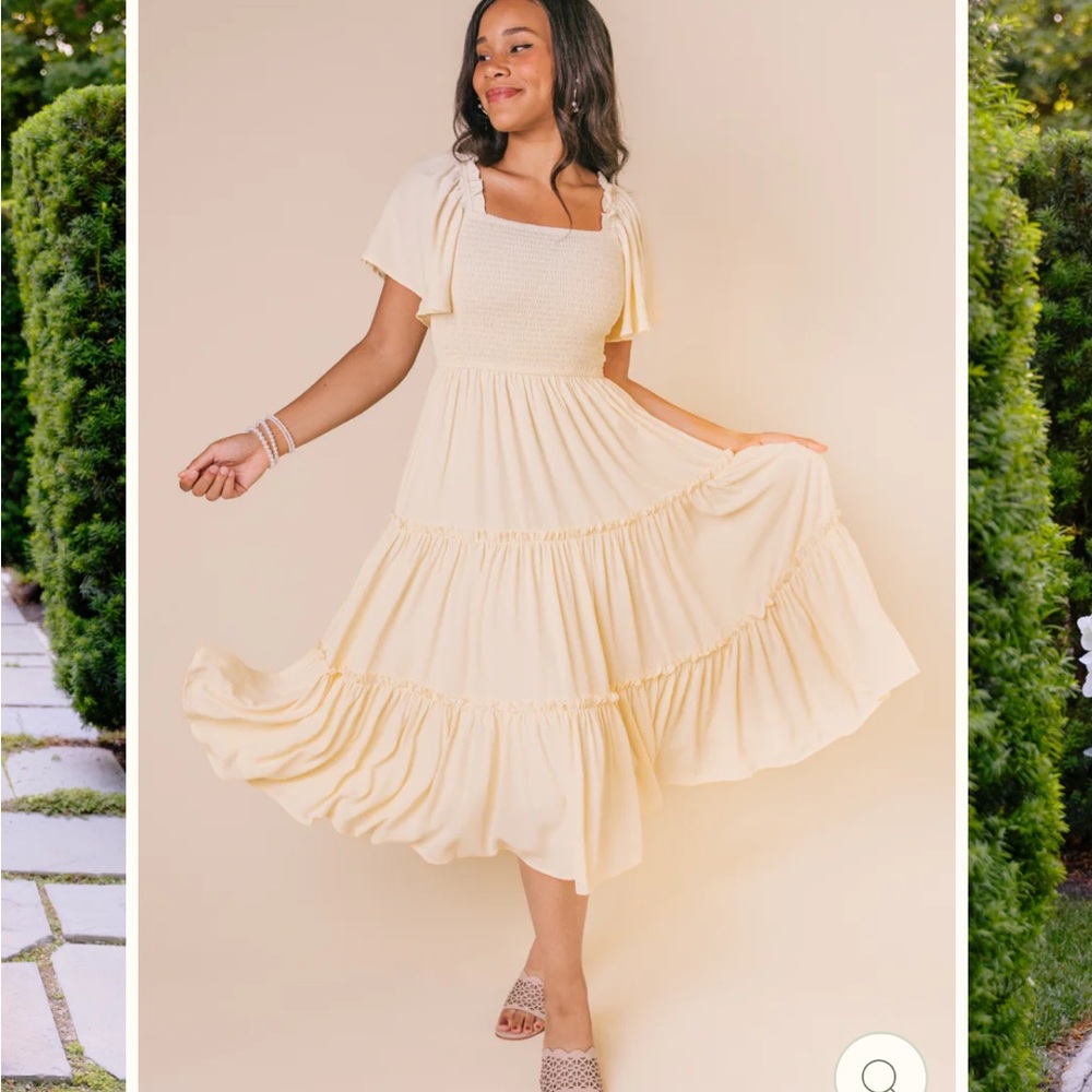 Yellow ivy city dress